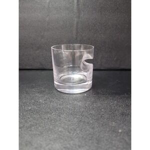 Godinger Whiskey Glass with Cigar Rest, Old Fashioned Glass 15 Oz, Bar Accessory